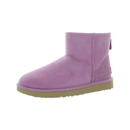 

Ugg Women s Classic Mini II Water Resistant Suede Wool Slip On Low Boot