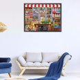 thumbnail image 2 of Cuadros Decorativos Pintura de diamantes 5D tienda de dulces DIY Kit de taladro redondo completo decoración del hogar de diamantes de imitación Ehuebsd Nuevos Originales, 2 of 8