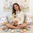 thumbnail image 5 of JGJJUGN Easter Bunny Plush Toy, Bunny Doll, Soft Plush Pillow, Decorative Stuffed Animal, Festive Home Decor, Cozy Cuddly Gift for Celebrations and Holidays, 5 of 6