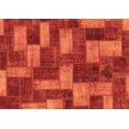 thumbnail image 1 of Ahgly Company Indoor Rectangle Abstract Orange Modern Area Rugs, 7' x 9', 1 of 4