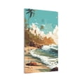 thumbnail image 6 of Zufioo Coastal Palm Beach Print Switch Wall Plate, Dustproof and Heat-resistant Decorative Wall Switch Cover, Suitable for Residential and Commercial Areas-Mid-size, 6 of 8