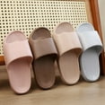 thumbnail image 4 of GHSOHS Slippers for Women Shower Shoes Platform Sandals Slipper for Men and Women Indoor Plus Size Slides Bathroom Sandals Flip Flops Walking Shoes White Sandals Women Dressy,Size 42, 4 of 4