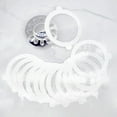 thumbnail image 6 of 12Pcs Disposable Shower Drain Hair Catcher Mesh Stickers 3.5Inch Drain Cover Pro, 6 of 6