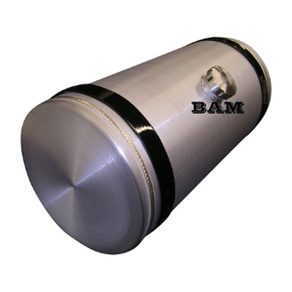 12x33 Center Fill Round Spun Aluminum Gas Tank 16 Gallon 3/8 NPT