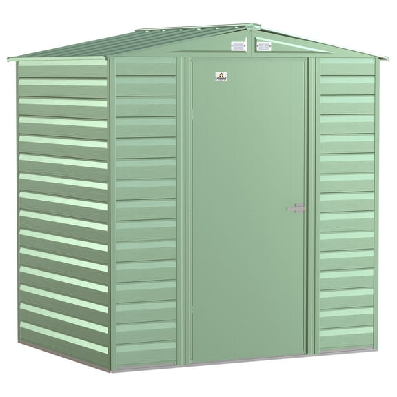 Arrow Select 6 x 5 x 7 ft Green Shed