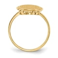 thumbnail image 2 of Solid 14k Yellow Gold Engravable Signet Ring (2mm) - Size 7.5, 2 of 5