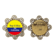 thumbnail image 1 of de Colombia Broche de flores, regalo de joyería para mujeres y niñas Unbranded  M, 1 of 3