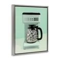 thumbnail image 2 of Stupell Industries Eclectic Disco Coffee Maker over Green Gray Floating Frame Canvas Art, 25 x 31, by LISH Creative, 2 of 8