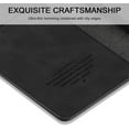 thumbnail image 5 of Case for Samsung Galaxy S21 Ultra 5G, Vintage Classic Matte Leather Wallet Case Flip Notebook Style Cover with Magnetic Closure Kickstand Card Slots - Black, 5 of 14
