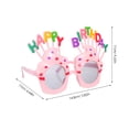 thumbnail image 2 of LOLIPPYY 3Pcs Fun Birthday Eyeglasses Lightweight Party Glasses for Costume and Photos, 2 of 7