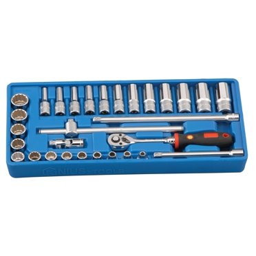 GENIUS TOOLS 14PC 3/8 Dr. SAE Deep Hand Socket Set UK | Ubuy