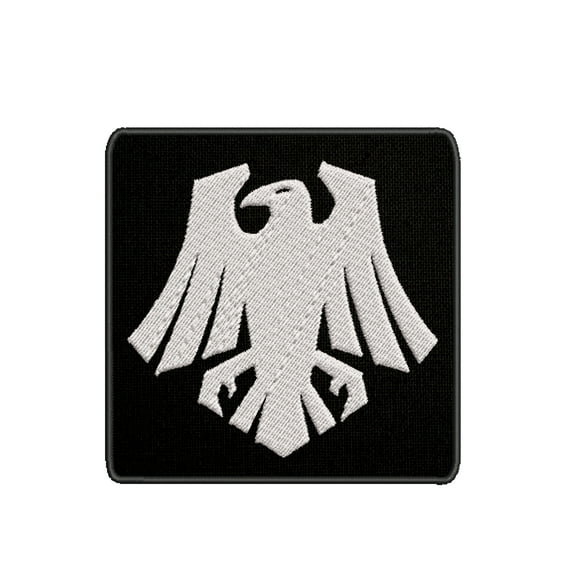 Raven Guard Warhammer 40k Embroidered Patch Iron-On Applique, Cosplay Vest Clothing Badge Back Packs Uniform DIY Geeks and Gamers Table Top