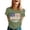 #01-Green, variant on Womens 250 Anniversary Usa Shirt 250 Anniversary Usa Flag Independence Day Freedom T-Shirt Breathable Lightweight America Pullover Basic Tee
