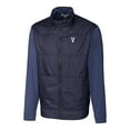 thumbnail image 2 of Men's Cutter & Buck Navy Villanova Wildcats Vault Big & Tall Stealth Hybrid Quilted Full-Zip Windbreaker Jacket, 2 of 3