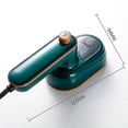 thumbnail image 5 of Portable handheld iron, mini clothes steamer iron, collapsible travel steamer, ironing machine support home and travel wet and dry ironing, 5 of 5