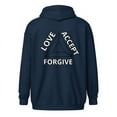 thumbnail image 2 of Laf With God I Unisex Zip Hoodie, 2 of 4