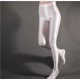 thumbnail image 3 of Medias de satén brillantes opacas JM para mujer talla grande blanco, 3 of 4
