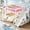 Pink,White, variant on Newest Full Over Full Solid Wood Bunk Bed with Slide & Ladders, Built-in Storage Shelves & Low Profile Design for Bedroom, Pink & White