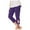 Purple, variant on Girls Capri Leggings Bowknot Side Tie Capris Elastic High Waist Athletic Dance Leggings Summer Casual 3/4 Crop Pants (12 Years, Yellow)