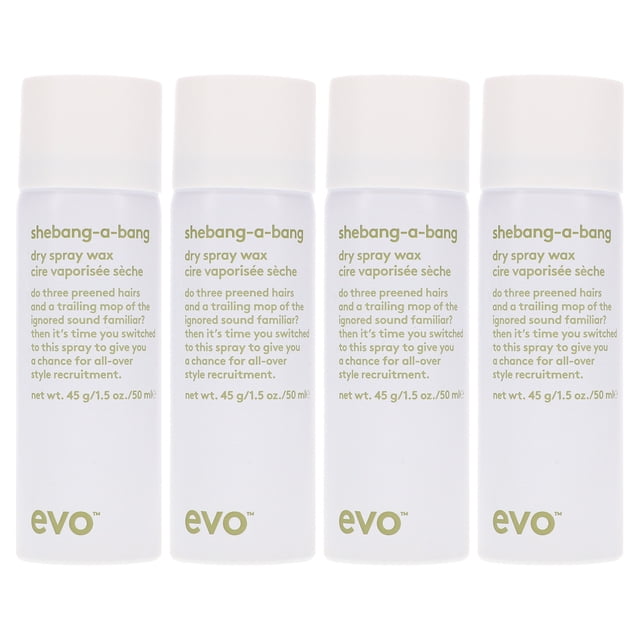 EVO SHEBANG-A-BAG Spray Spray Wax 1.5 oz 4 Pack EVO EVO SHEBANG-A-BAG Spray Spray Wax 1.5 oz 4 Pack