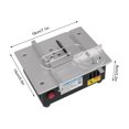 FENG20 Mini 7 Speeed Table Saw Bench Saws Cutting Machine DIY