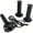 Black, variant on Electric Bike Full Twist Grip with Rubber Grips, 22mm 3-Pin Plug-and-Play Speed Control, 120cm Cable, 12V-72V