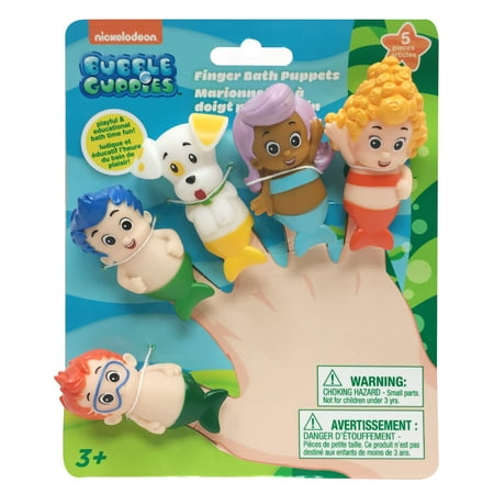 Nickelodeon Bubble Guppies Bath Finger Puppets