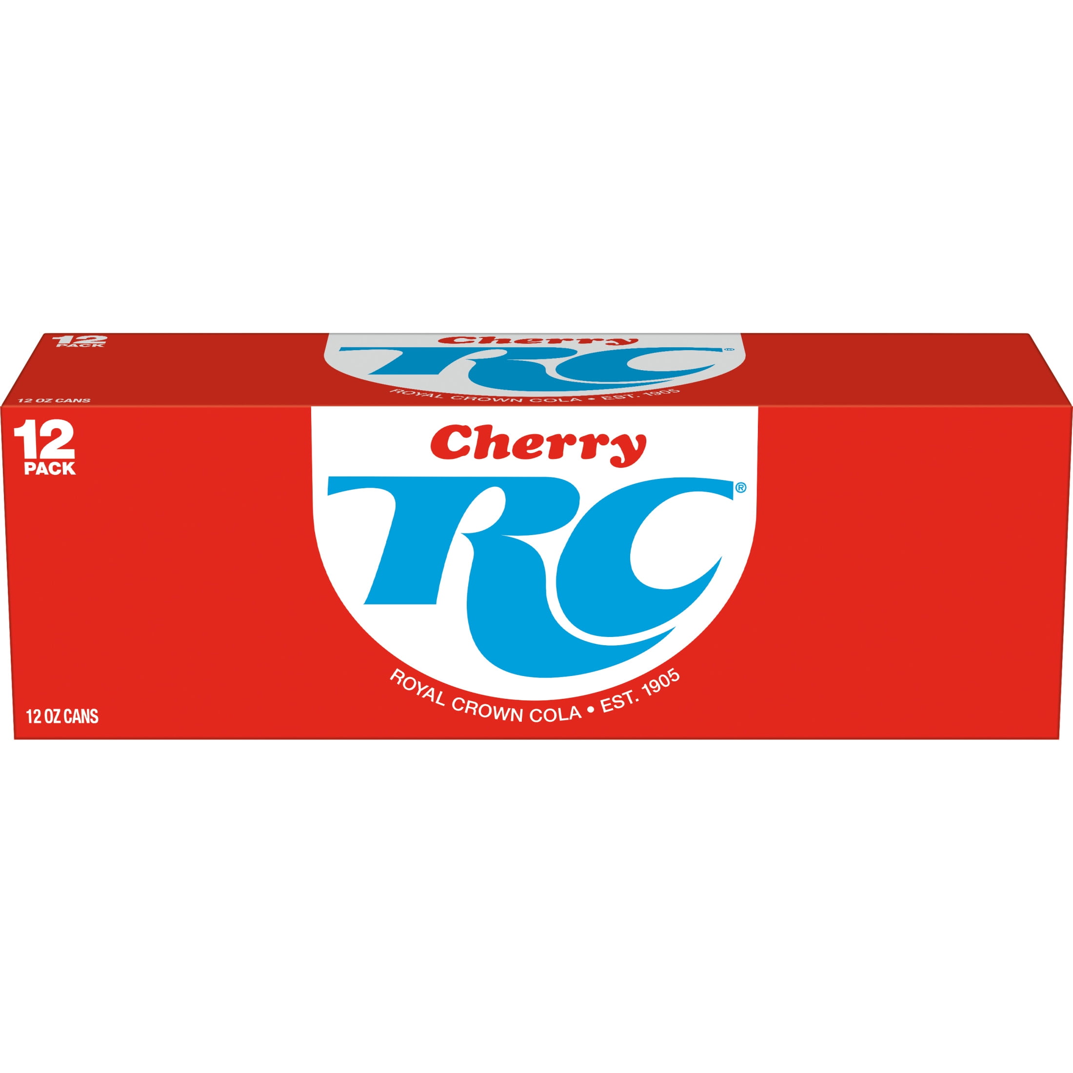 RC Cola Cherry Soda Pop, 12 fl oz, 12 Pack Cans