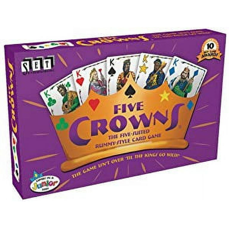 Five Crowns Game | Party Card Board Game for Adults Bundle Box of