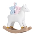 thumbnail image 2 of Siruishop Figurine de Cheval en Résine Accessoire Artisanal Statue de Cheval à Bascule de Collection, 2 of 8