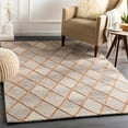 thumbnail image 2 of Surya Eaton EAT-2305 108 x 144" Rectangle Modern Wool Area Rug in Brown/Orange, 2 of 7