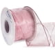 thumbnail image 1 of Cinta decorativa Ribbli de organza alambrada, 6,35 cm x 18 m, oro rosa, 1 of 4