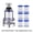 silvery head +6pcs filter core, variant on 360° Rotating Faucet Spray Head, Kitchen Tap Aerator, Universal Faucet Extender with Filter, 3 Modes Rotatable Extension Faucet Filter Nozzle, Kitchen Tap Water Filter Bubbler