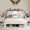 Stone Gray, variant on HMYG QUEEN size bed,metal bed frame with charging station,no need for box spring,(white),no noise,easy to assemble
