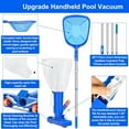 thumbnail image 2 of Effortless Pool Maintenance, Upgrade Pool Floor Vacuum, Portable Pool Vacuum Cleaner, Finer Mesh Upgraded For Enhanced Filtration, Wide Application Jet Vacuum Cleaner For Above, 2 of 5