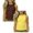 Yellow & Brown, variant on SGMVNU 2 Pack Tank Tops for Girls Summer Casual Fitted Sleeveless Ribbed Shirts Crewneck Racerback Athletic Tees, Size 7-8 Years, Blue & Hot Pink