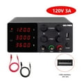 thumbnail image 1 of Alimentation CC Réglable Écran LCD 4 Chiffres Source d'Alimentation pour Laboratoire 30V 10A 60V 5A 120-V 3A Commutation CA Alimentation Stabilisée, Facile à Utiliser, 1 of 7