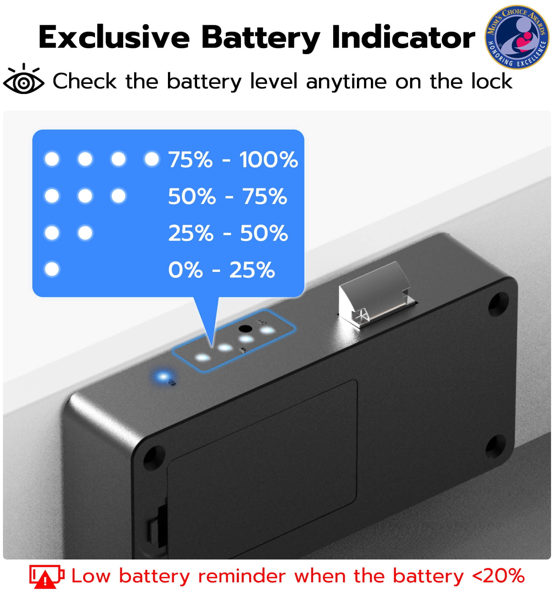 Anweller Hidden Smart Cabinet Lock, RFID Electronic, Bluetooth DIY Child Safety Lock, Black