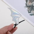 thumbnail image 4 of Unique Bargains 1 Pair Duckbill Clip Halloween Bat Hair Clip for Women Silver Tone, 4 of 5