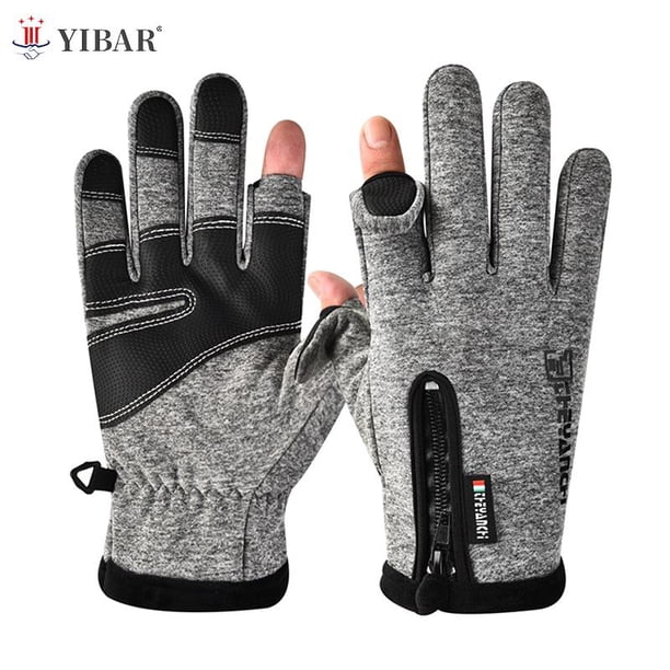 Men Cycling Gloves Waterproof Winter Bicycle Gloves Riding Scooter Outdoor Motorcycle Ski Bike Warm Glove Touch ScreenAs pic He Qiyong unisex