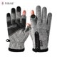 thumbnail image 1 of Men Cycling Gloves Waterproof Winter Bicycle Gloves Riding Scooter Outdoor Motorcycle Ski Bike Warm Glove Touch ScreenAs pic He Qiyong unisex, 1 of 1