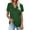 Green, variant on Aayomet T Shirts For Women Women Casual V Neck Pringting Soft T Shirt Flowy Pleated Tunic Workout Tops For Women Yellow,S-XXL