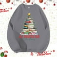 thumbnail image 2 of Sweatshirts for Men Mens Christmas Fall Plus Size Hoodless Pullovers Fashion Sweatshirts Holiday Logo Print Warm Slipper Two Piece Sweatsuit Men Oversized Sweatsuit Blank Hoodies Teen Gray 3XL, 2 of 4