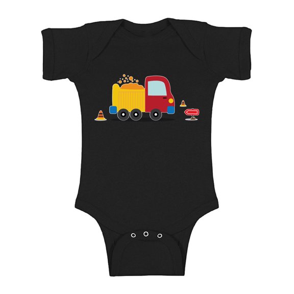 Baby Boy Shirts - Newborn 6 - 12 - 18 24 Months - Truck Bodysuit