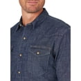 thumbnail image 2 of Wrangler Men’s Slim Fit Long Sleeve Woven Shirt, 2 of 3