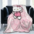 thumbnail image 7 of Hello Kitty Fleece Blanket Super Soft Cozy Throw Blanket 80"X60", Lightweight Fuzzy Comfy Flannel Blanket Warm Plush Throw Blankets For Couch, Sofa, Bed, 7 of 7