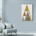 thumbnail image 3 of Trademark Fine Art 'Mod Triangles III Retro' Canvas Art by Michael Mullan, 3 of 3
