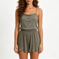 thumbnail image 7 of yillto Womens Cami Pajama Sets 2 Piece Cute Pjs Soft Tank Top Elastic Waist Shorts with Pocket Camisole Lounge Set, 7 of 7