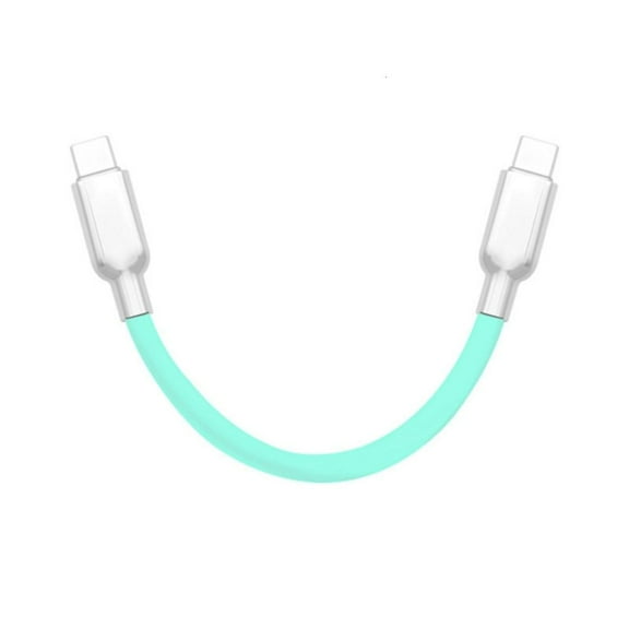 Short Type C to Type C Data Transfer Cord USB C Charging Cable Supports 240W
