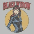 thumbnail image 2 of Men's Marvel Classic Comic Distressed Black Widow  Graphic T-Shirt, 2 of 5